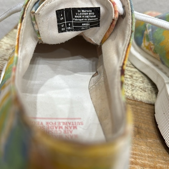Dr Martens Lester Tie Dye Cavas Shoes Size 6 - Picture 8 of 8
